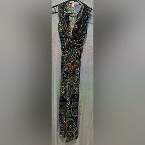 Bohemian Print Maxi Dress